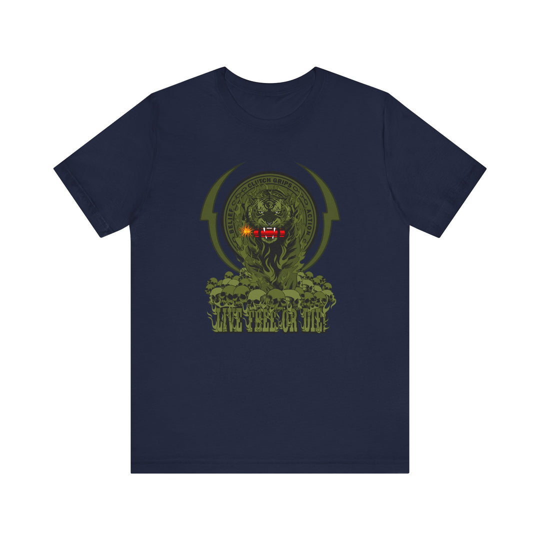 DYNAMITE TIGER ARMY GREEN /LIVE FREE OR DIE