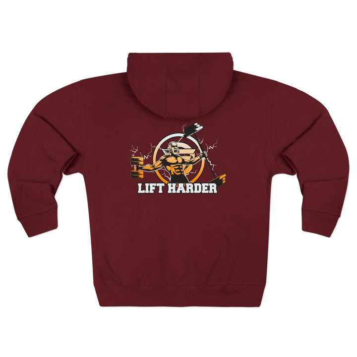 SPARTAN LIFT WHITE ORANGE FADE /LIFT HARDER ZIP UP