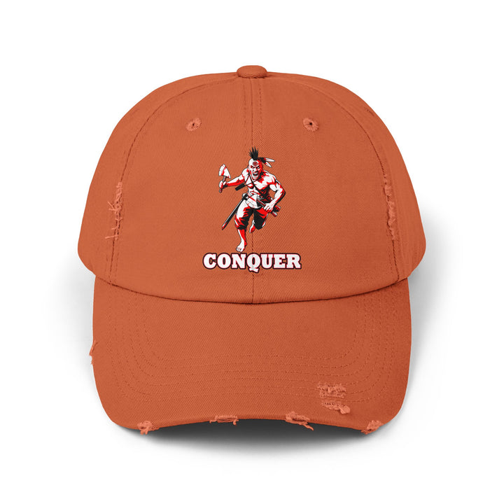 MAC BRAVE RED WHITE/CONQUER CAP