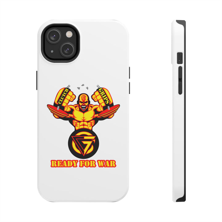 MAC-SNAP GOLD RED PHONE CASE /READY FOR WAR