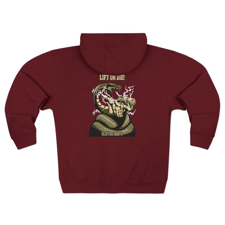 MAC VS SNAKE DESERT SAND GREEN /LIFT OR DIE ZIP UP
