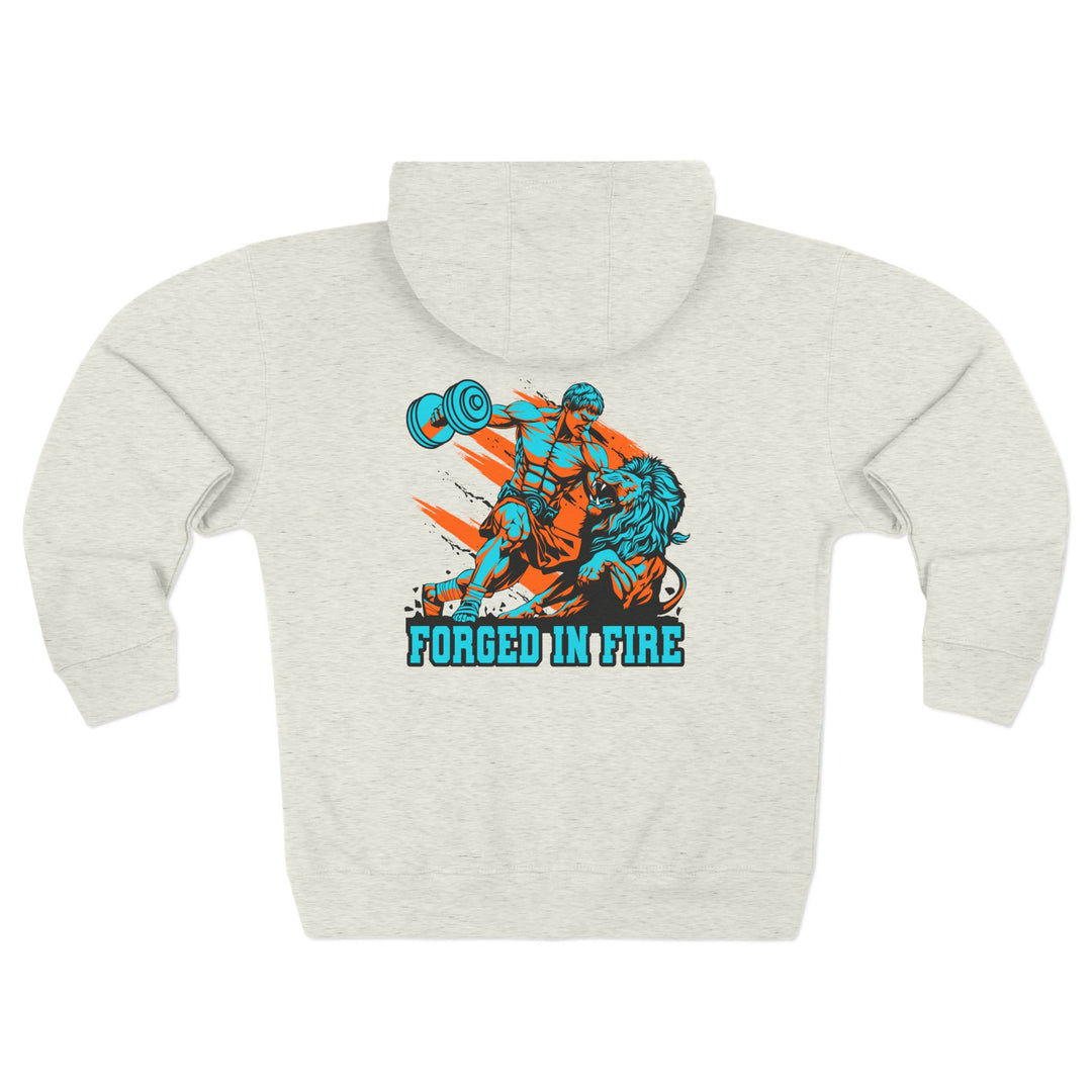 CG COLISEUM MAC VS LION MIAMI COLORS /FORGED IN FIRE ZIP UP