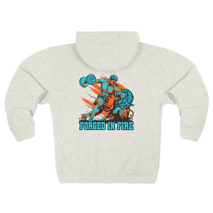 CG COLISEUM MAC VS LION MIAMI COLORS /FORGED IN FIRE ZIP UP