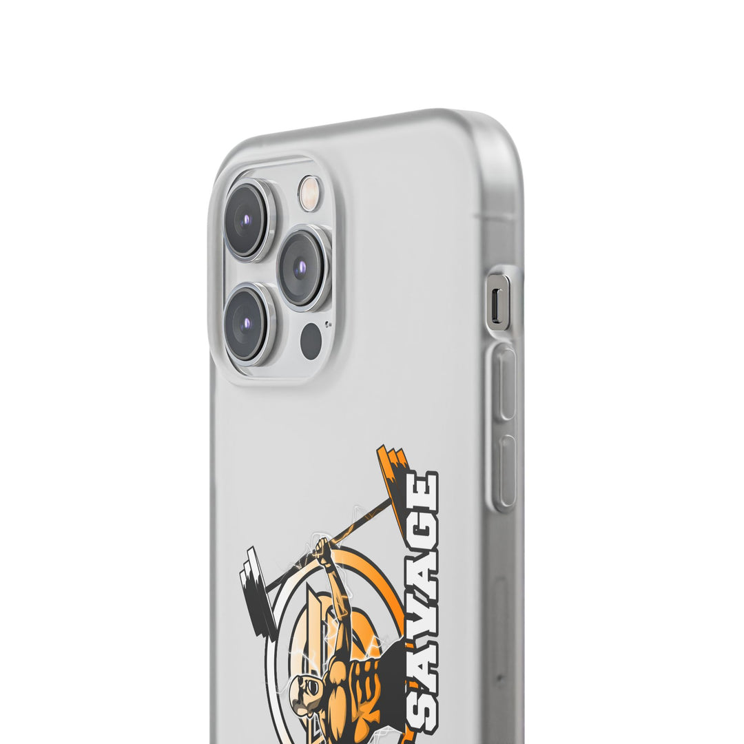 SPARTAN LIFT ORANGE WHITE PHONE CASE/STAY SAVAGE