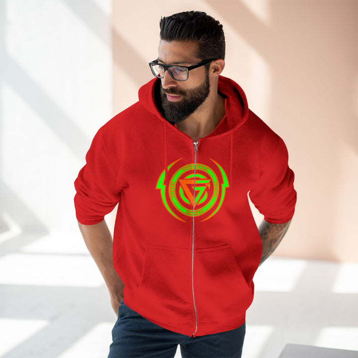 CG TIGER FLAME GREEN ORANGE/LIVE FOR IT