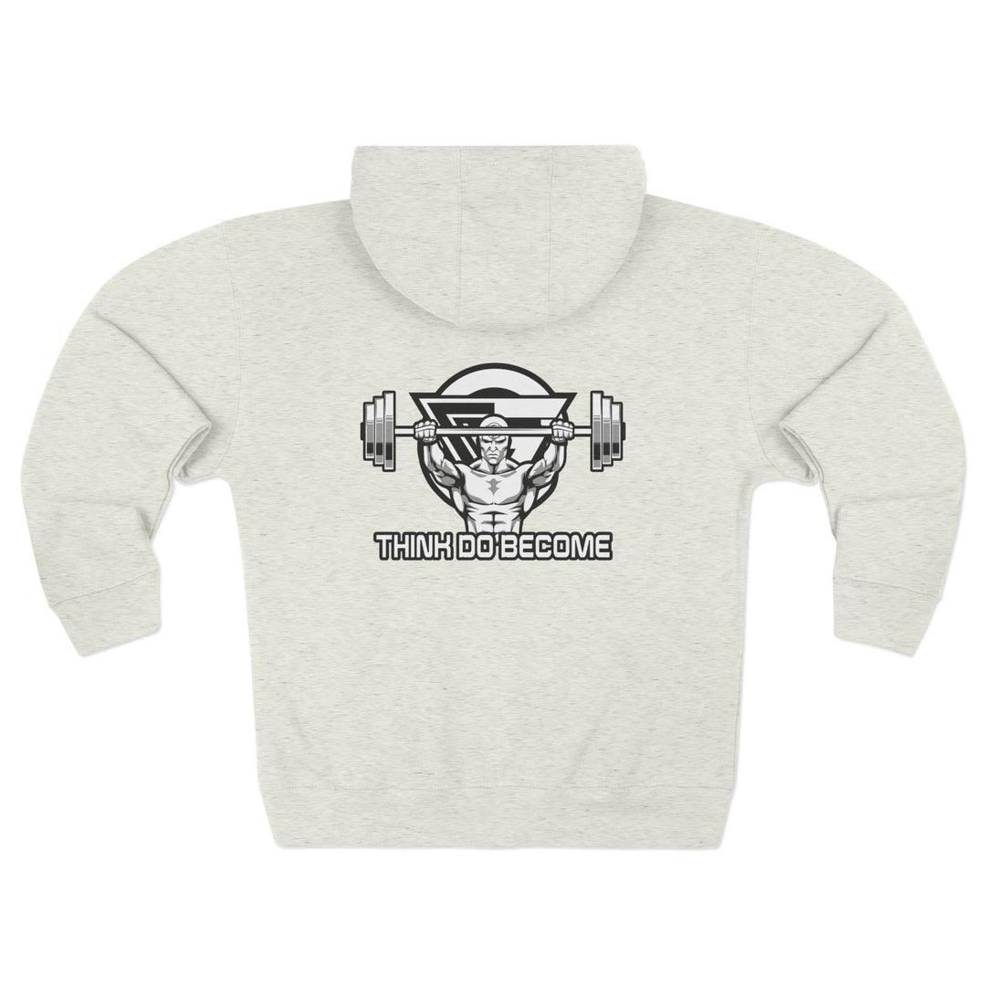 ENTER THE MAC BLACK WHITE /THINK DO BECOME ZIP UP