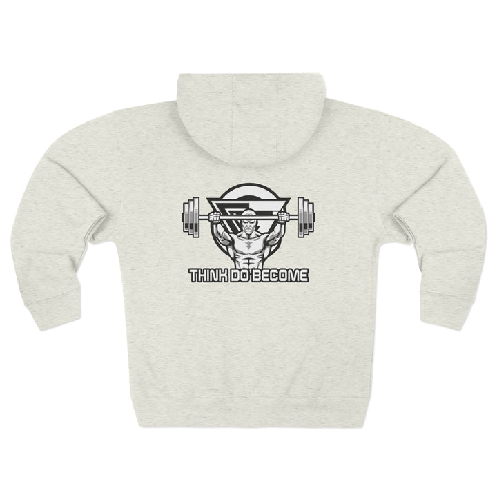 ENTER THE MAC BLACK WHITE /THINK DO BECOME ZIP UP