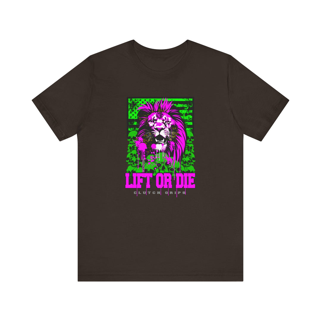 LION HEART PURPLEGREEN/LIFT OR DIE