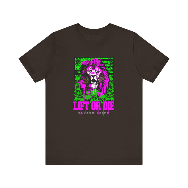 LION HEART PURPLEGREEN/LIFT OR DIE