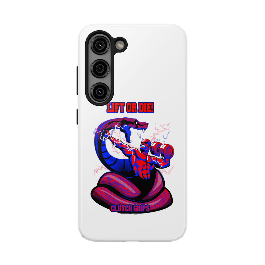 MAC VS SNAKE PHONE CASE RED BLUE /LIFT OR DIE