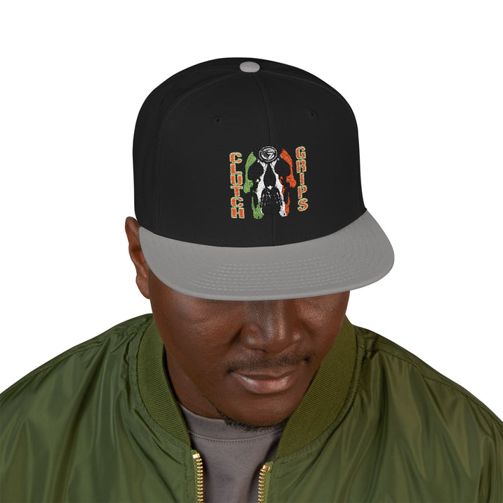 RED WHITE GREEN SKULLATOR Snapback (Embroidery)