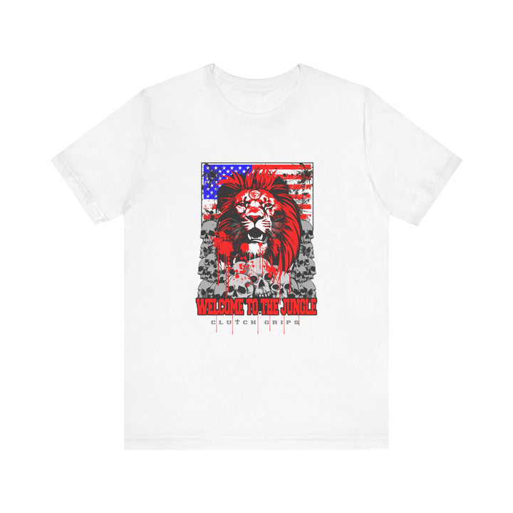 LIONHEART USA FLAG RED WHITE BLUE /WELCOME TO THE JUNGLE