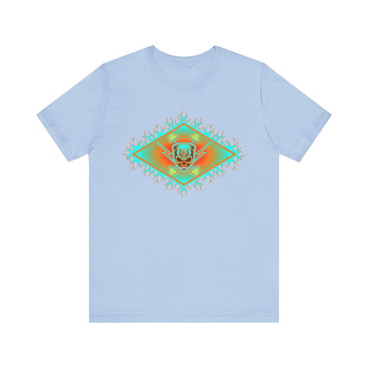 CG DIAMOND SKULLATOR MIAMI AQUA ORANGE DBL BELL