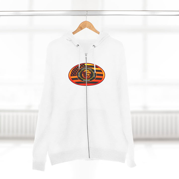 CG TIGER VS TIGER ORANGE RED FADE /CLUTCHGRIPS ZIP UP