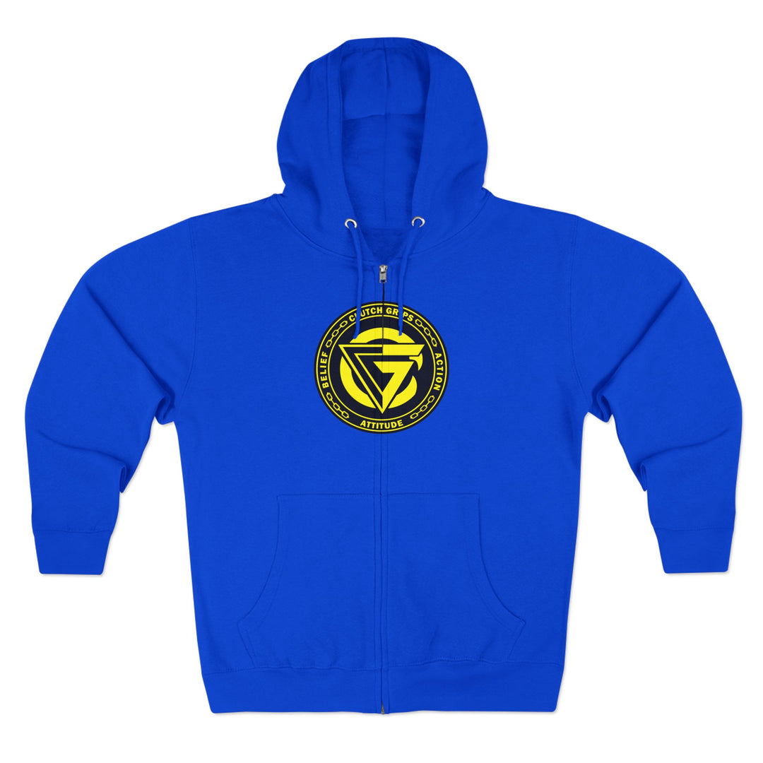 LIONHEART YELLOW BLACK /STAY SAVAGE ZIP UP