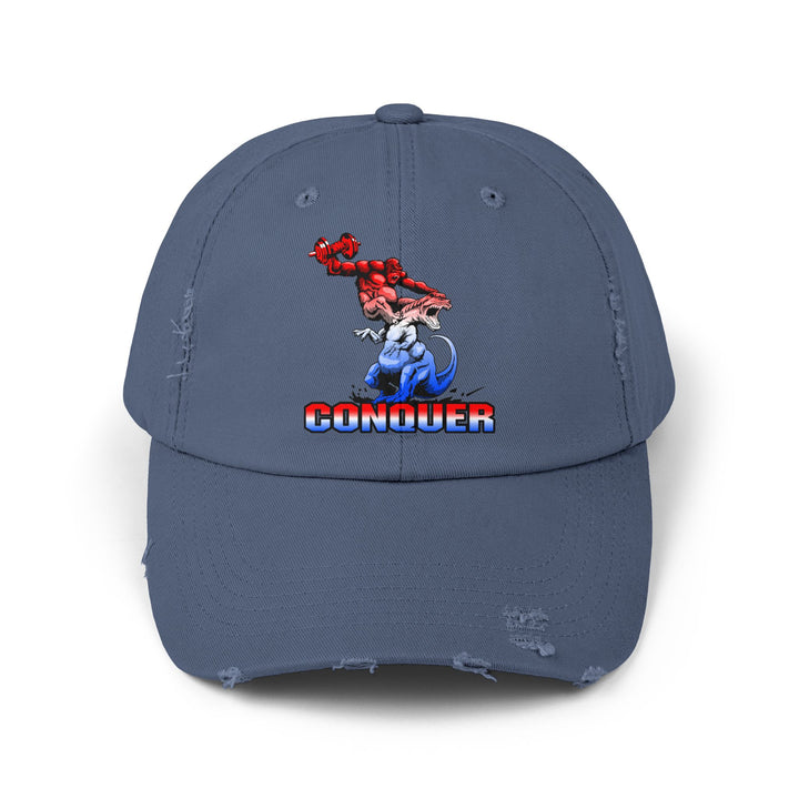 APE VS ZILLA RED WHITE BLUE FADE /CONQUER CAP