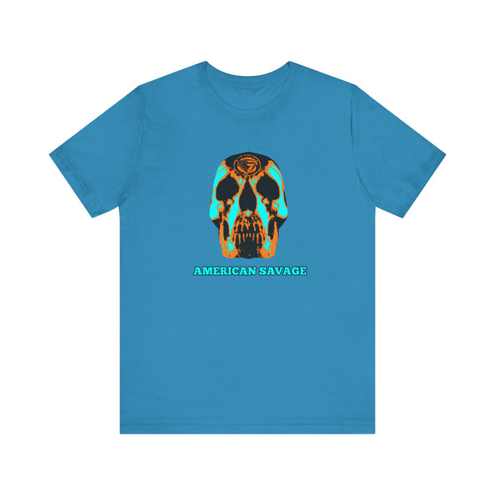SKULLATOR MIAMI AQUA ORANGE /AMERICAN SAVAGE