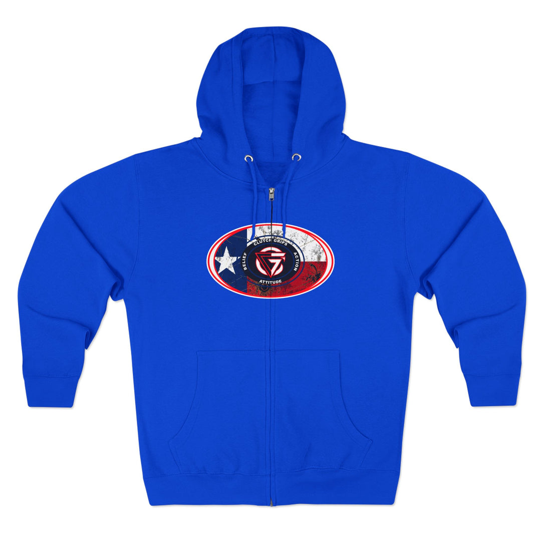CG SKULL RED WHITE BLUE/STAY SAVAGE ZIP UP