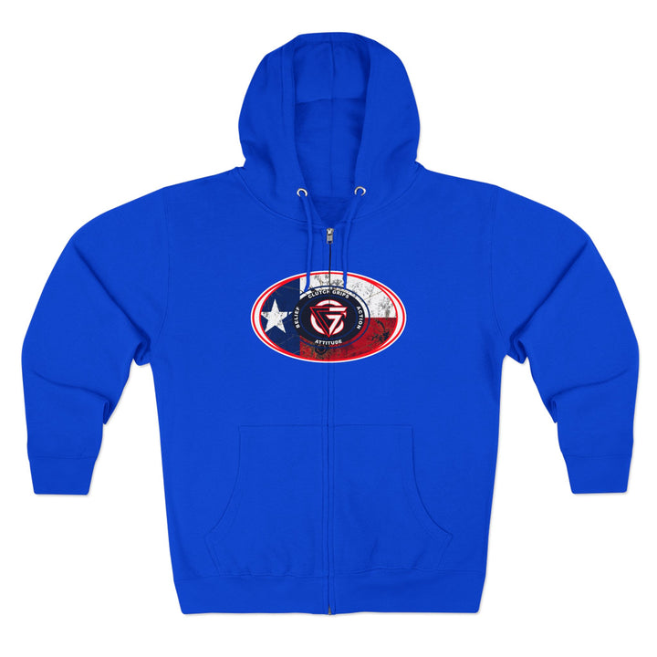 CG SKULL RED WHITE BLUE/STAY SAVAGE ZIP UP