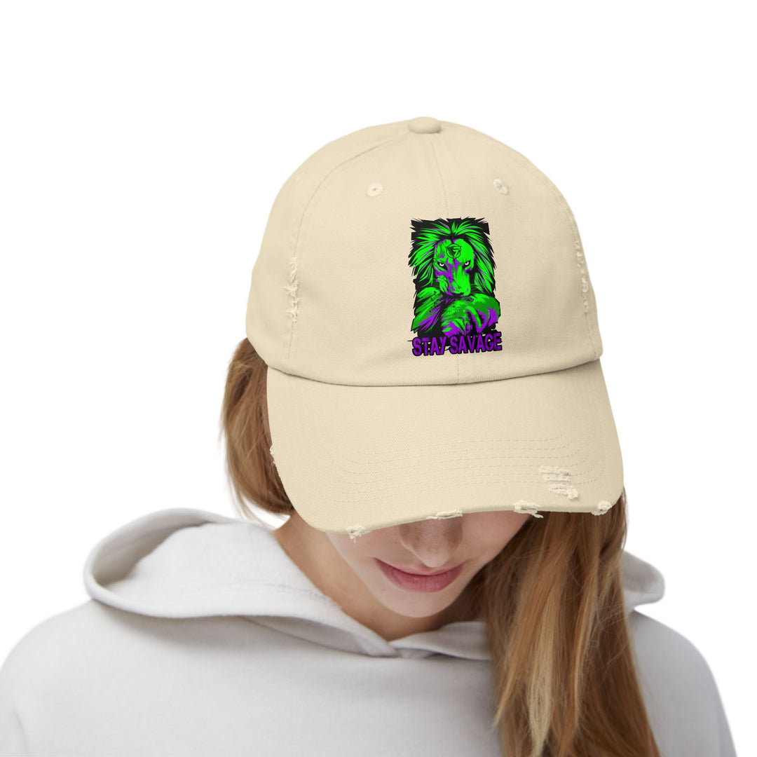 LION HEART PURPLE GREEN /STAY SAVAGE CAP