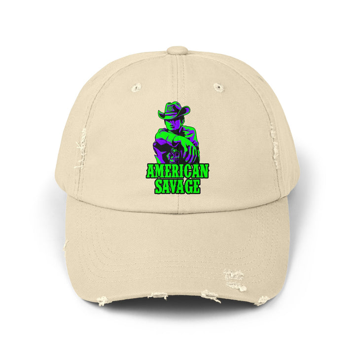 COWBOY KILLER PURPLE GREEN /AMERICAN SAVAGE CAP