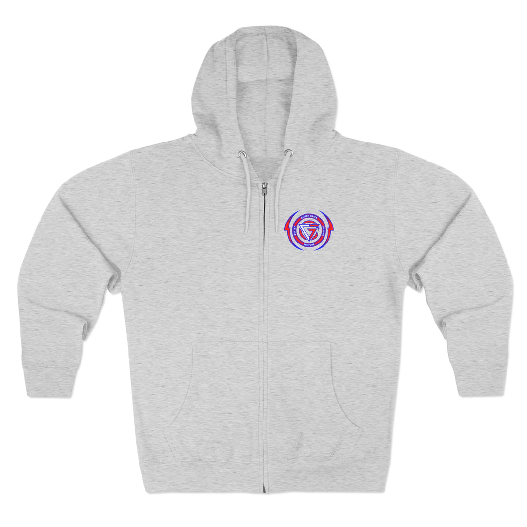 CG LION HEART RED WHITE BLUE /WELCOME TO THE JUNGLE ZIP UP