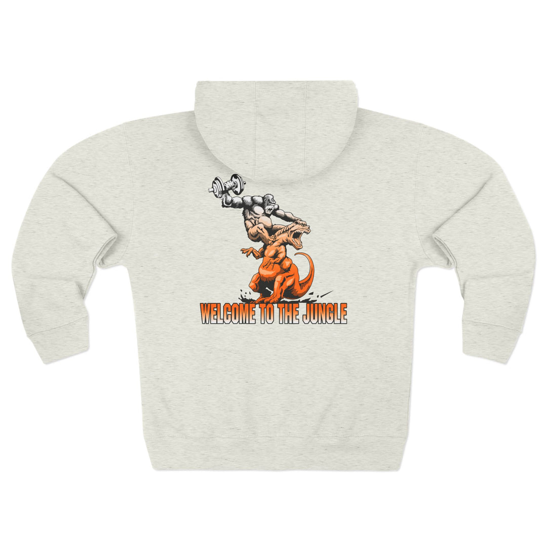 CG APE VS ZILLA 2ND FIGHT ORANGE WHITE FADE /WELCOME TO THE JUNGLE ZIP UP