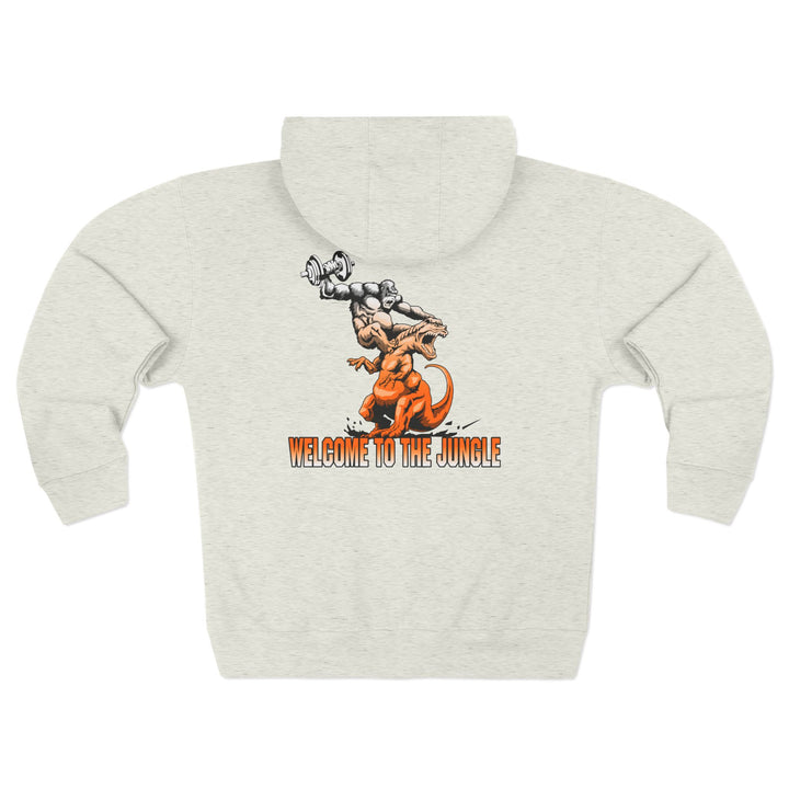 CG APE VS ZILLA 2ND FIGHT ORANGE WHITE FADE /WELCOME TO THE JUNGLE ZIP UP