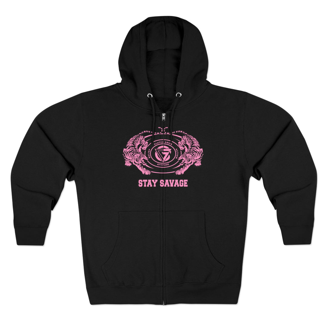 CG TIGER VS TIGER PINK/STAY SAVAGE ZIP UP