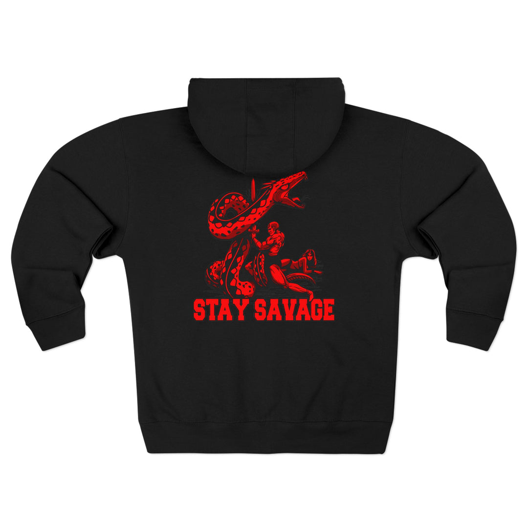 CG SERPENT SLAYER RED /STAY SAVAGE ZIP UP