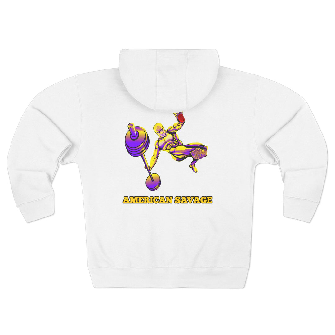 CG MAC JUMP PURPLE GOLD /AMERICAN SAVAGE ZIP UP
