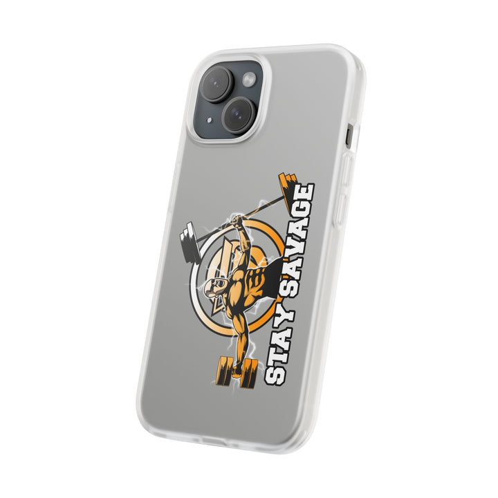SPARTAN LIFT ORANGE WHITE PHONE CASE/STAY SAVAGE