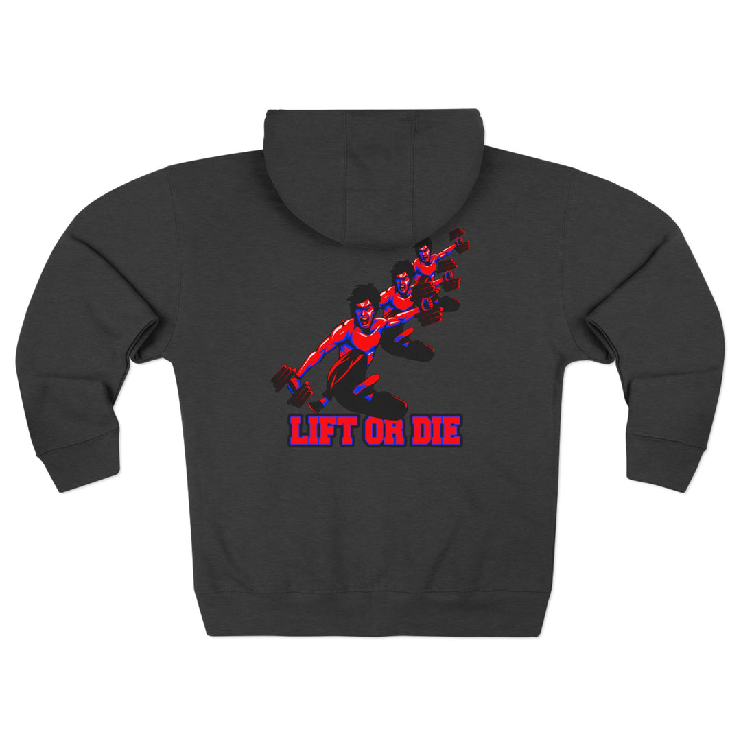CG LIFT KICK RED BLUE/LIFT OR DIE ZIP UP