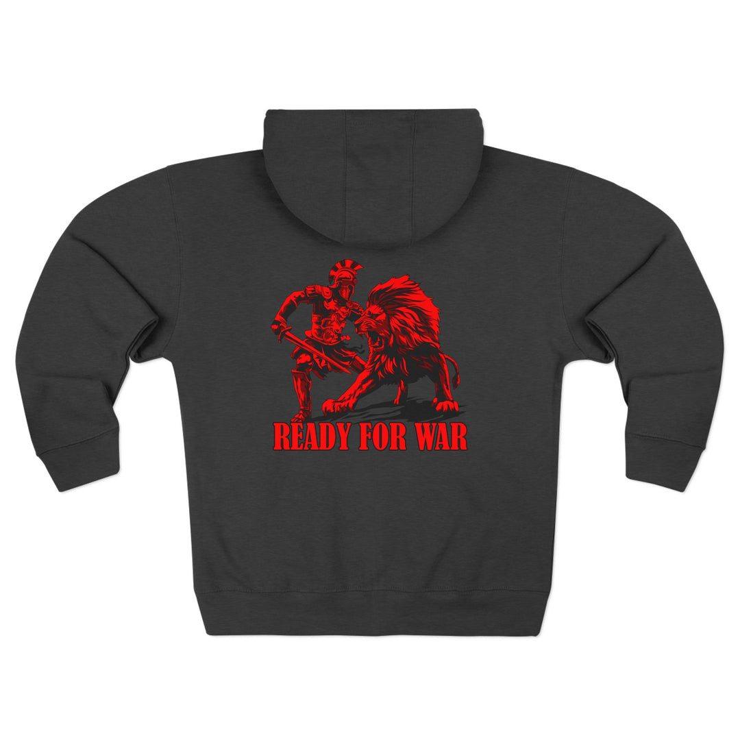 CG LION TAMER  RED /READY FOR WAR ZIP UP
