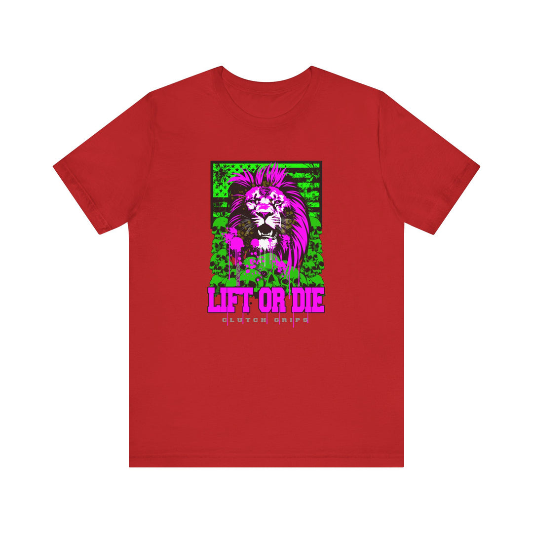 LION HEART PURPLEGREEN/LIFT OR DIE