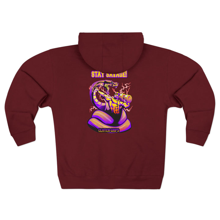 MAC VS SNAKE GOLD PURPLISH PINK/STAY SAVAGE ZIP UP