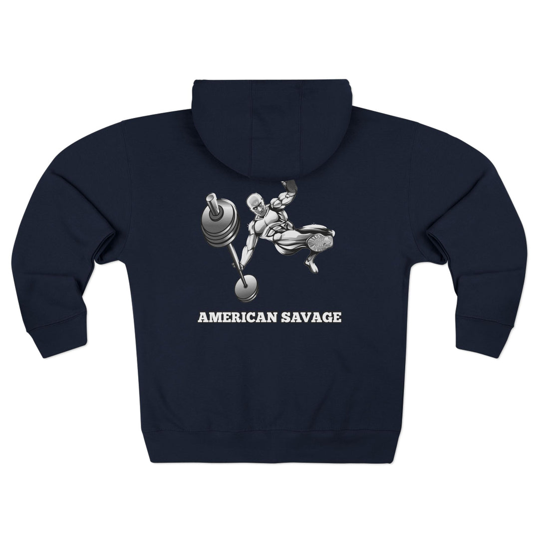 CG MAC JUMP WHITE /AMERICAN SAVAGE ZIP UP