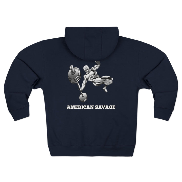 CG MAC JUMP WHITE /AMERICAN SAVAGE ZIP UP