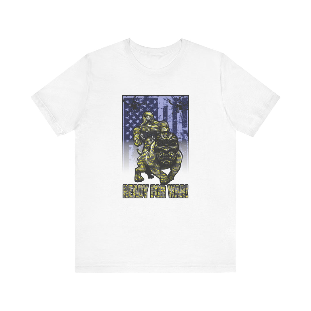 ANGRY DOG YELLOW CAMO FLAG/READY FOR WAR
