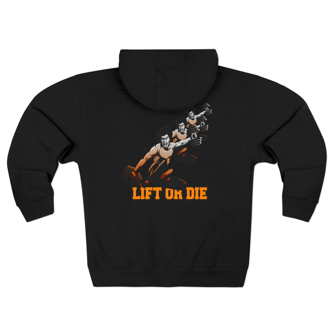 CG LIFT KICK ORANGE WHITE FADE /LIFT OR DIE ZIP UP