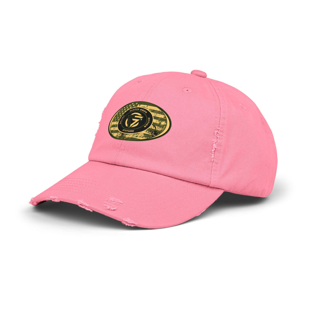 CG AFGHANISTAN DISTRESSED TRIBUTE FLAG OVAL CAP