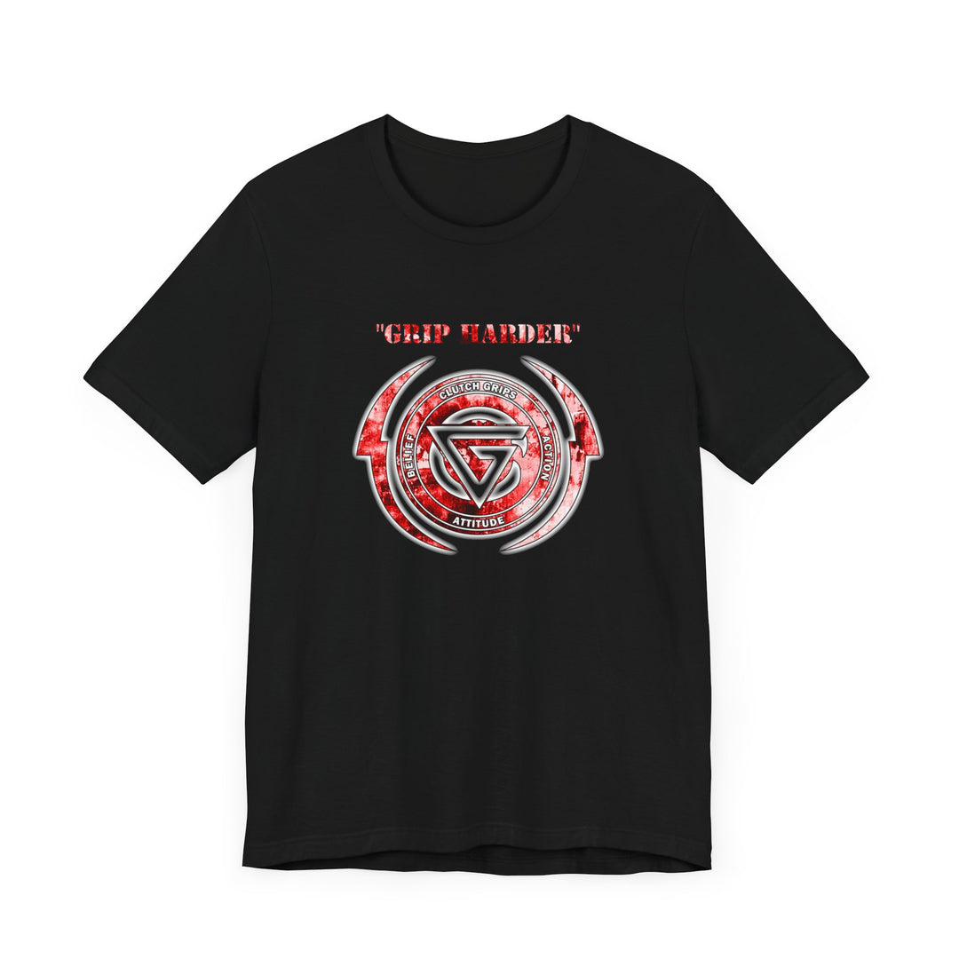 CG DOUBLE BOLT LOGO BLOOD SPATTER/GRIP HARDER