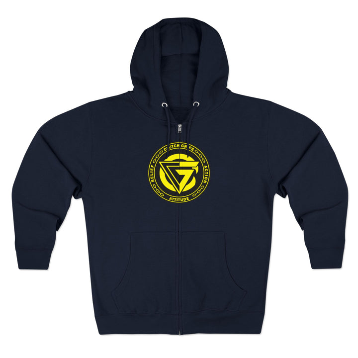LIONHEART YELLOW BLACK /STAY SAVAGE ZIP UP