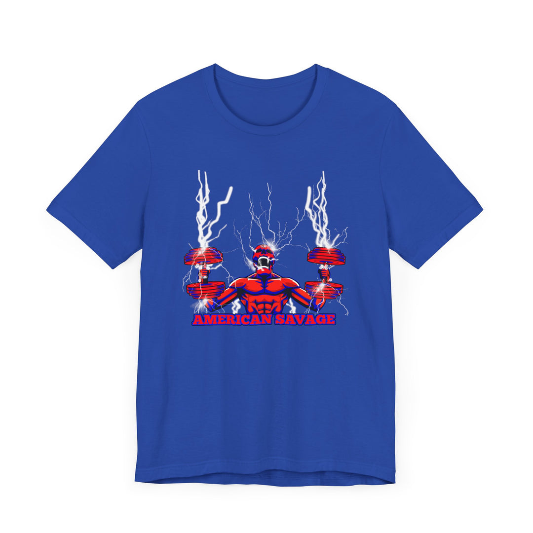 RIDE THE LIGHTNING RED BLUE/AMERICAN SAVAGE