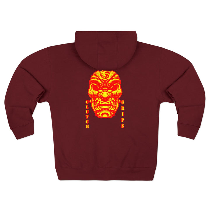 CG SAMURAI MASK ORANGE GOLD /CLUTCHGRIPS ZIP UP