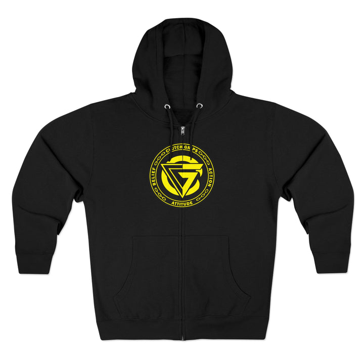 CG TIGER VS TIGER YELLOW BLACK /READY FOR WAR ZIP UP