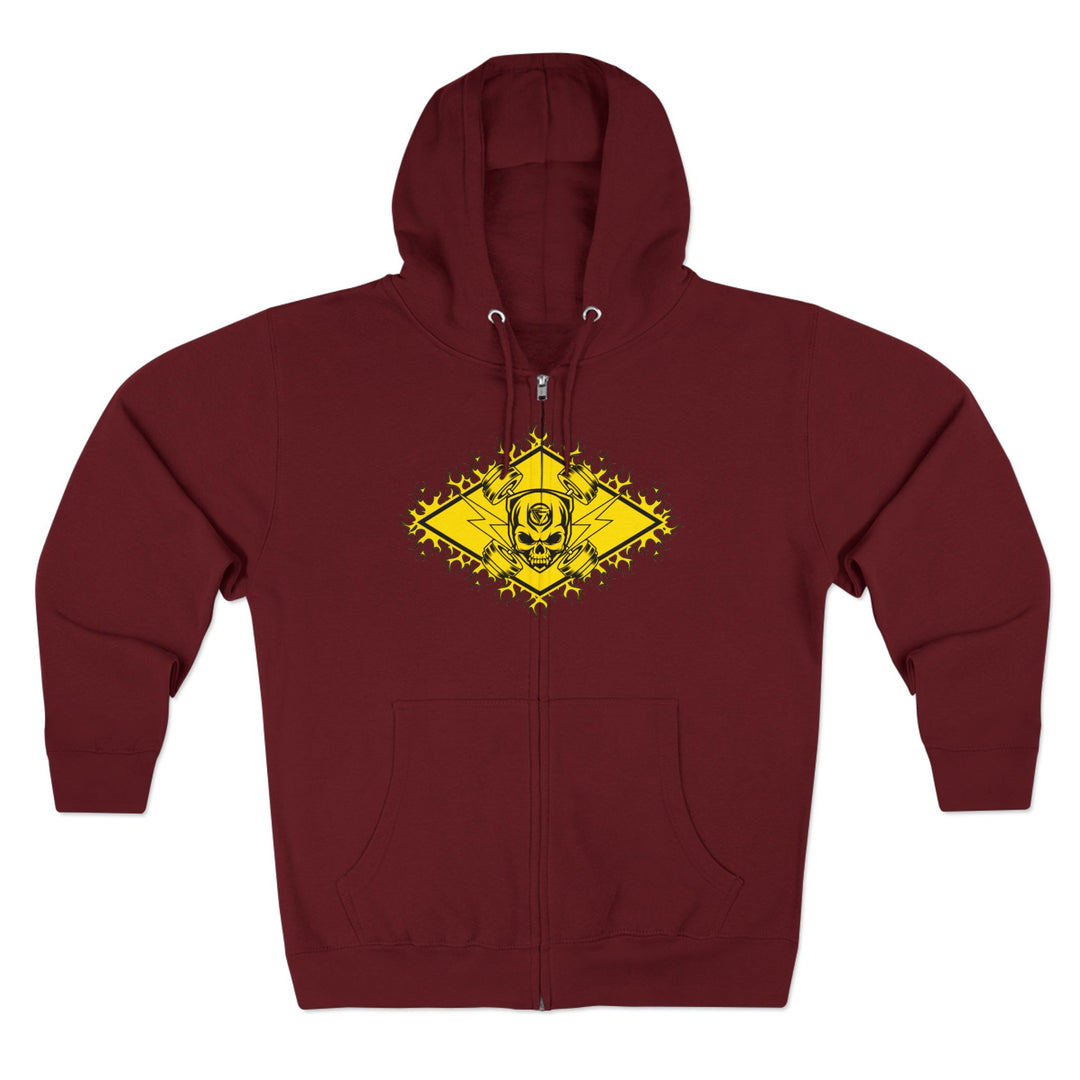 SPARTAN LIFT YELLOW BLACK/READY FOR WAR ZIP UP