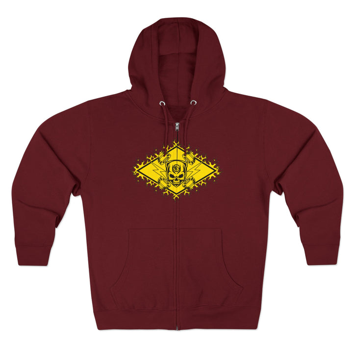 SPARTAN LIFT YELLOW BLACK/READY FOR WAR ZIP UP