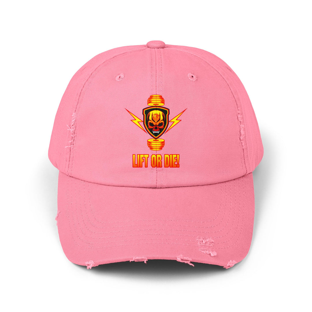 CG SKULL BELL SGL ORANGE GOLD /LIFT OR DIE CAP