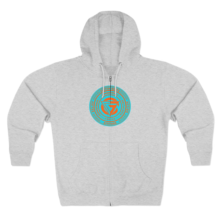 CG COLISEUM MAC VS LION MIAMI COLORS /CONQUER ZIP UP